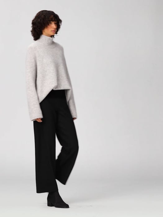 Boiled Wool Jersey Straight Pant | EILEEN FISHER Boiled Wool Jersey Straight Pant | EILEEN FISHER