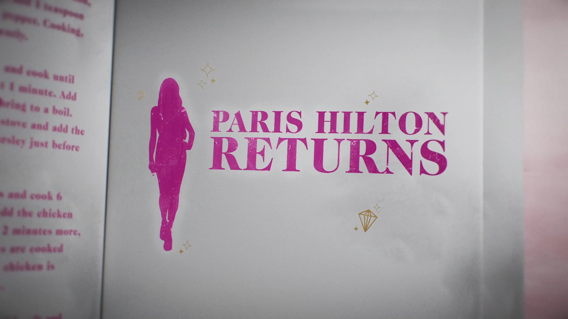 Cooking with Paris – Teaser "Hors Doeuver"