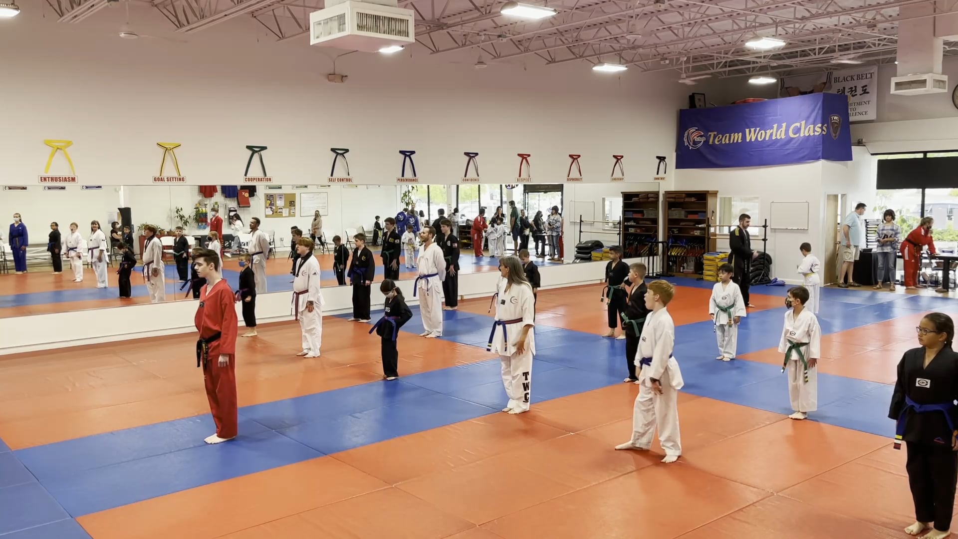 Warm-up_Stepping_Green & Blue Belt