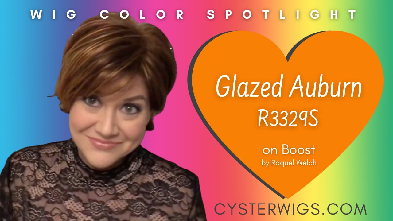 Wig Color Spotlight R3329S Glazed Auburn by Raquel Welch on Boost CW2E951 2018