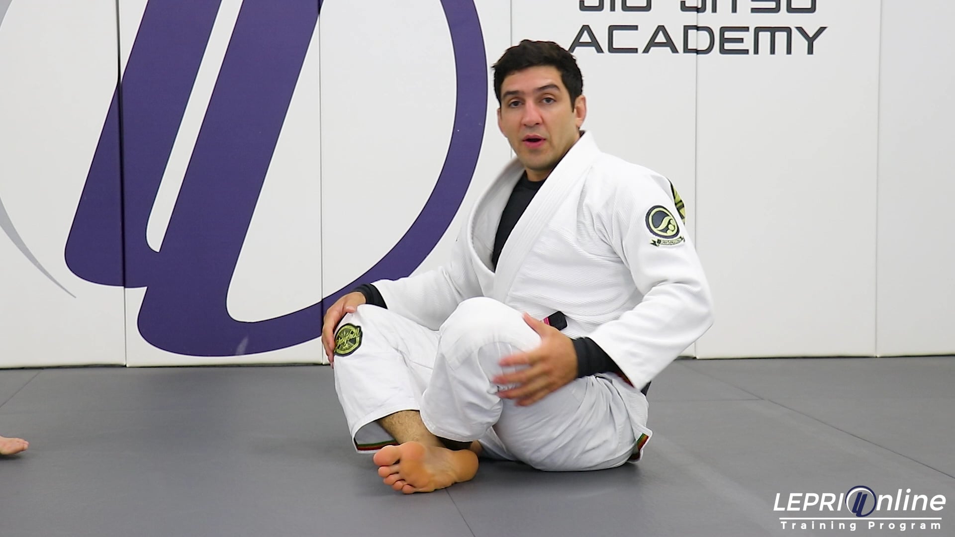 Lepri BJJ Online Training: Lasso With De La Riva to Overhead Sweep to Mount