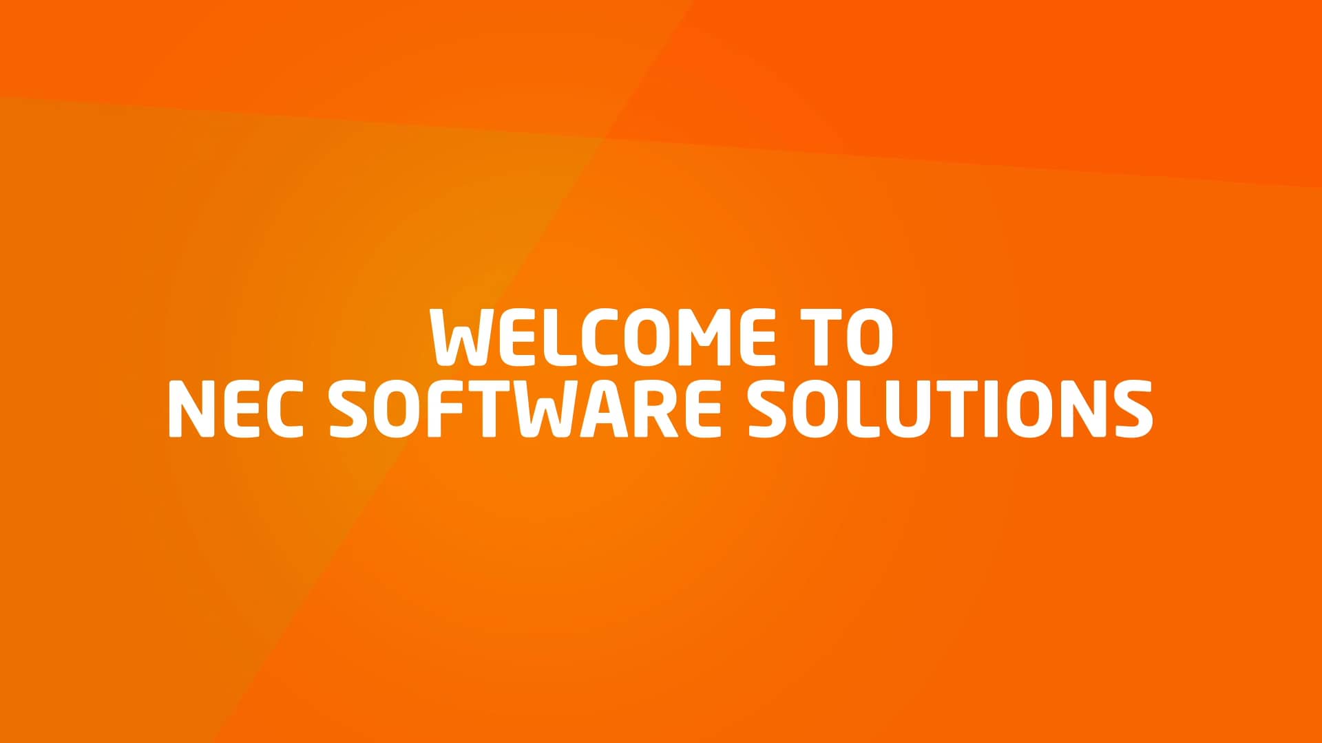 to NEC Software Solutions on Vimeo