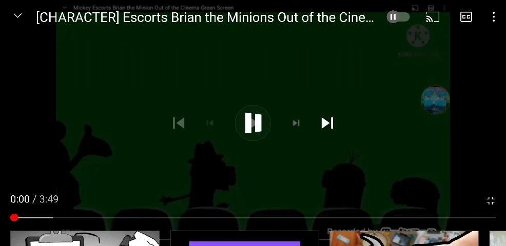 minions on green screen