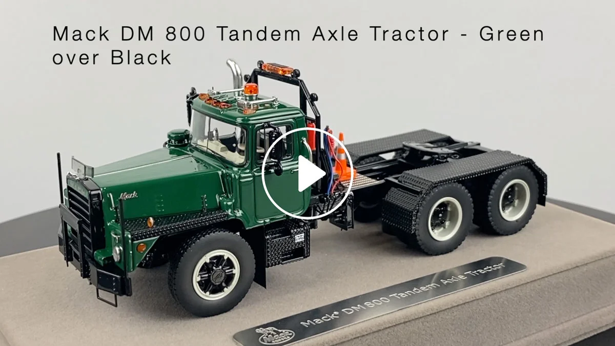 Fire Replicas Mack® DM 800 Tandem Axle Tractor - Green over Black