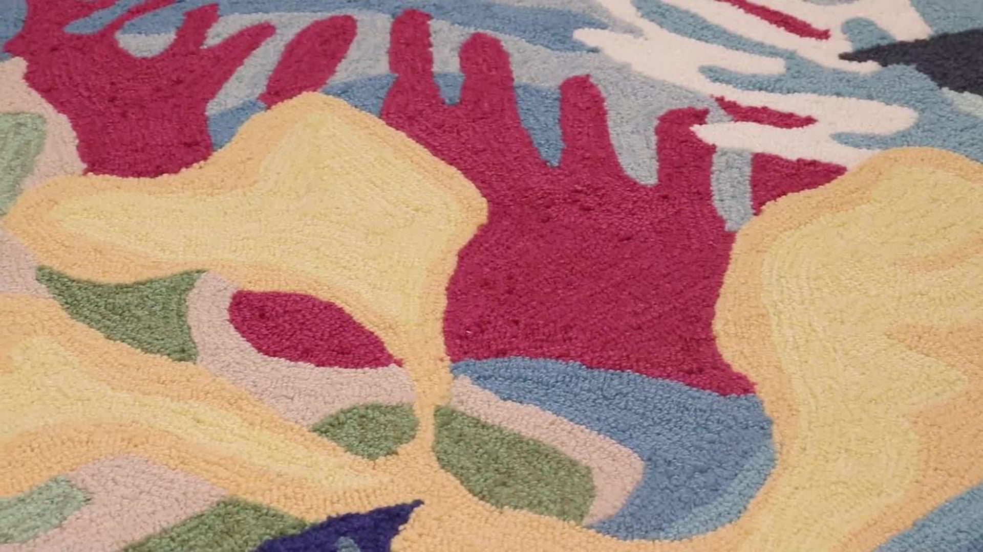 Ravella Ocean View Indoor/Outdoor Rug Blue, 2'x5' - Beach Style ...