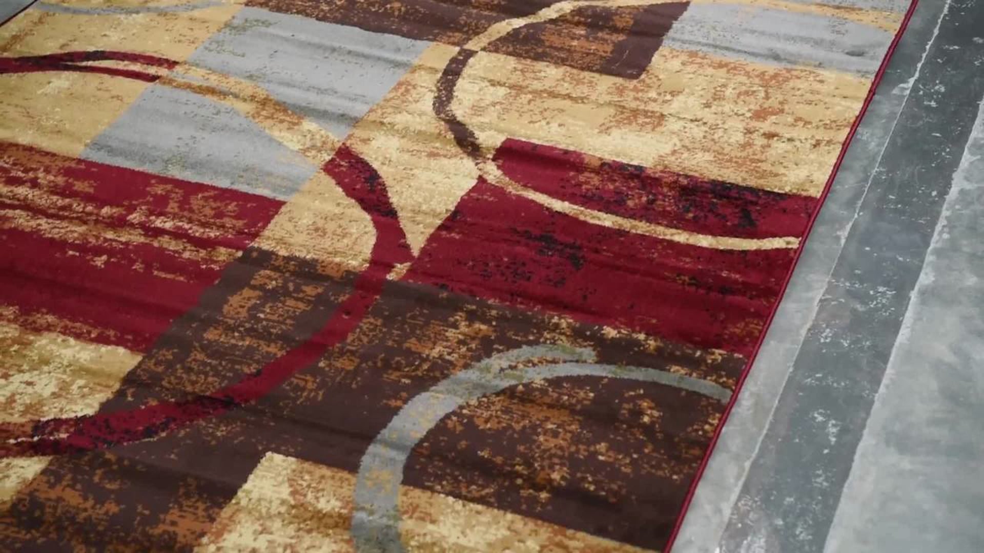 Unique Loom Kouillou Barista Rug, 2'2x6' Contemporary Hall And