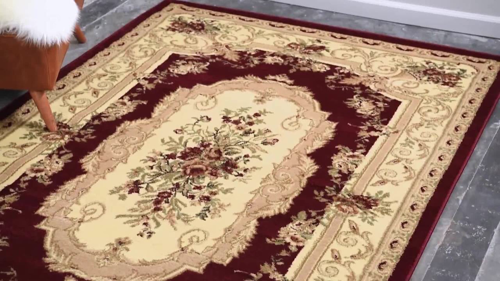 Unique Loom Henry Versailles Rug, 6'x9' Victorian Area Rugs by