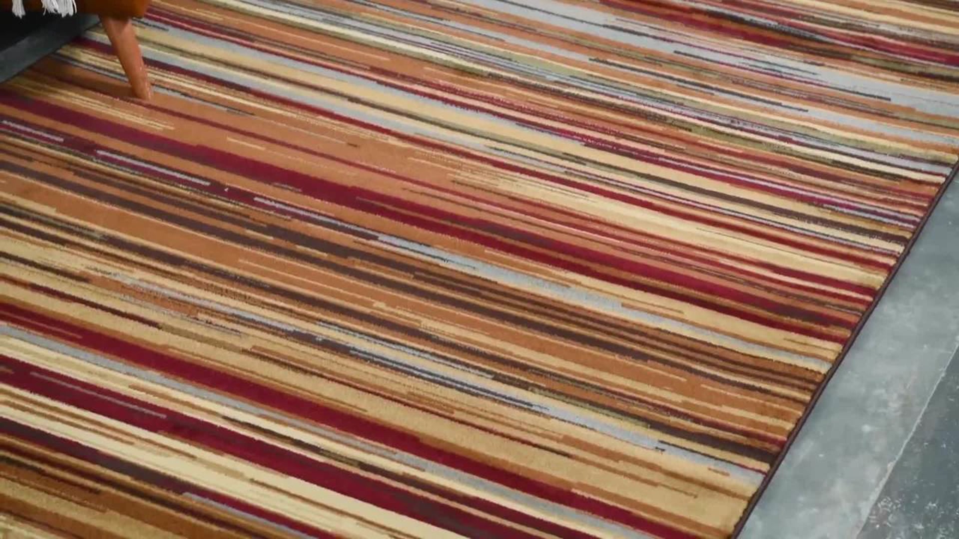 Unique Loom Icatu Barista Rug, 2'2x6' Contemporary Hall And Stair