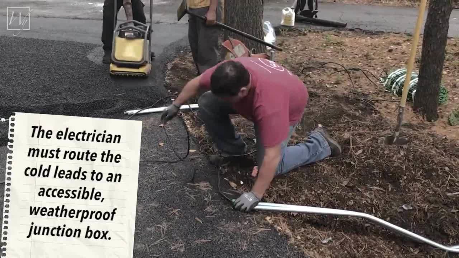 Electric Snow Melting Kit With with Heating Mat and Control, 40 Sq. Ft