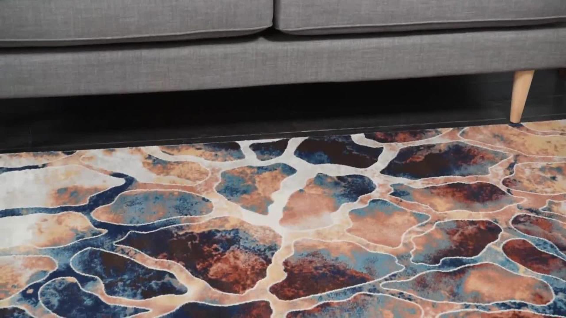 Unique Loom Fitz Roy Mystic Rug, 2'x6' - Contemporary - Hall And Stair ...