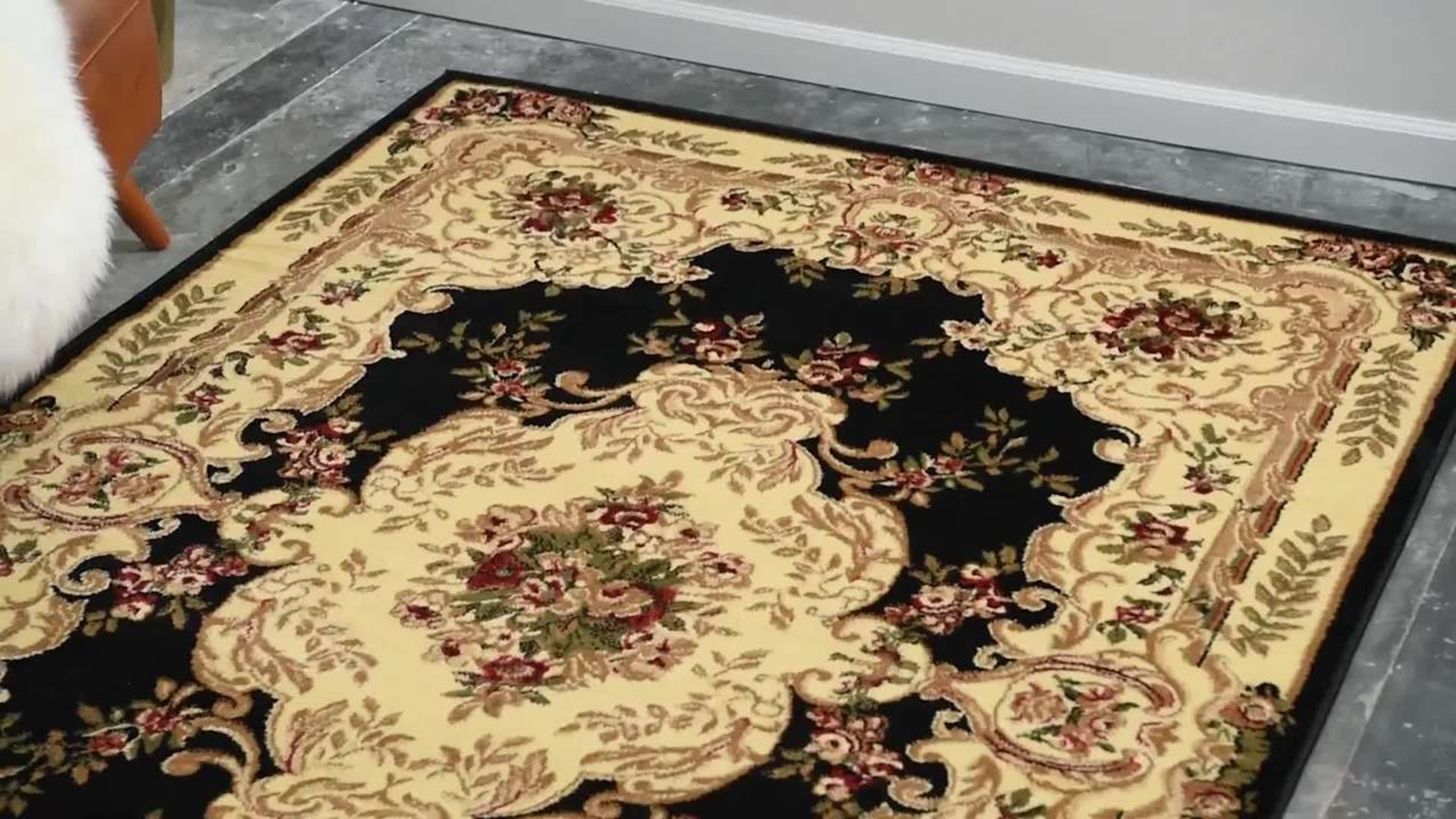 Unique Loom Red Leon Versailles 7' 0 x 10' 0 Area Rug, 7'x10 ...