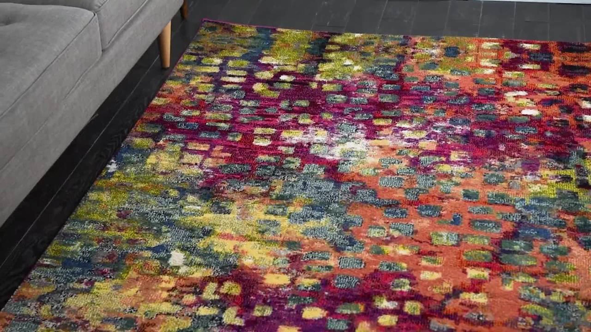 Unique Loom Ivy Jardin Rug, 5'x8' Contemporary Area Rugs by User Houzz