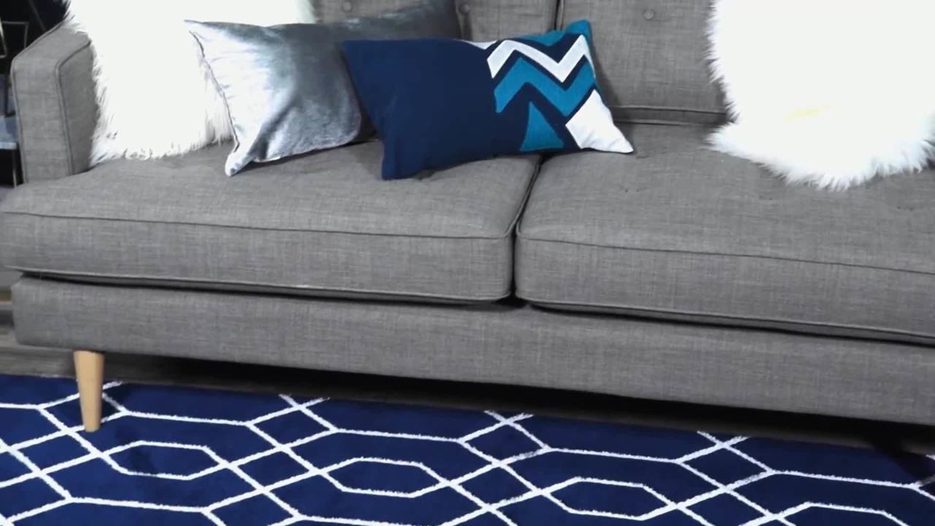 Marilyn Monroe' Trellis Glam Area Rug, 24 x 120 Contemporary Hall And Stair Runners by