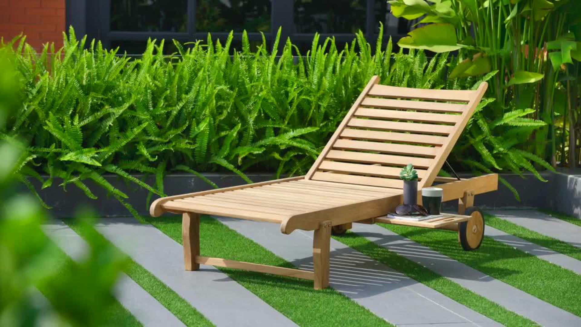 Amazonia Grade A Reclaimed Teak Bereton Rectangular Dining Set