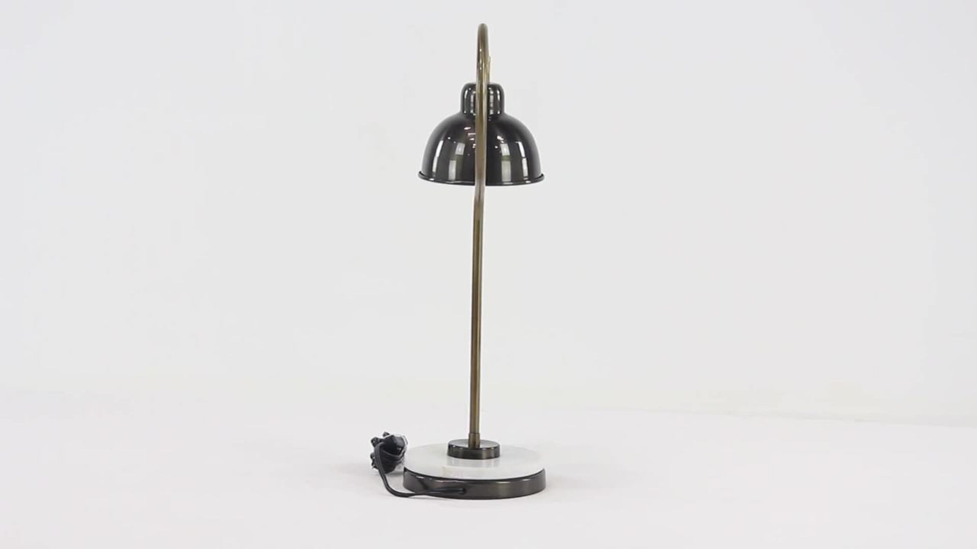 Industrial Black Metal Desk Lamp 28549