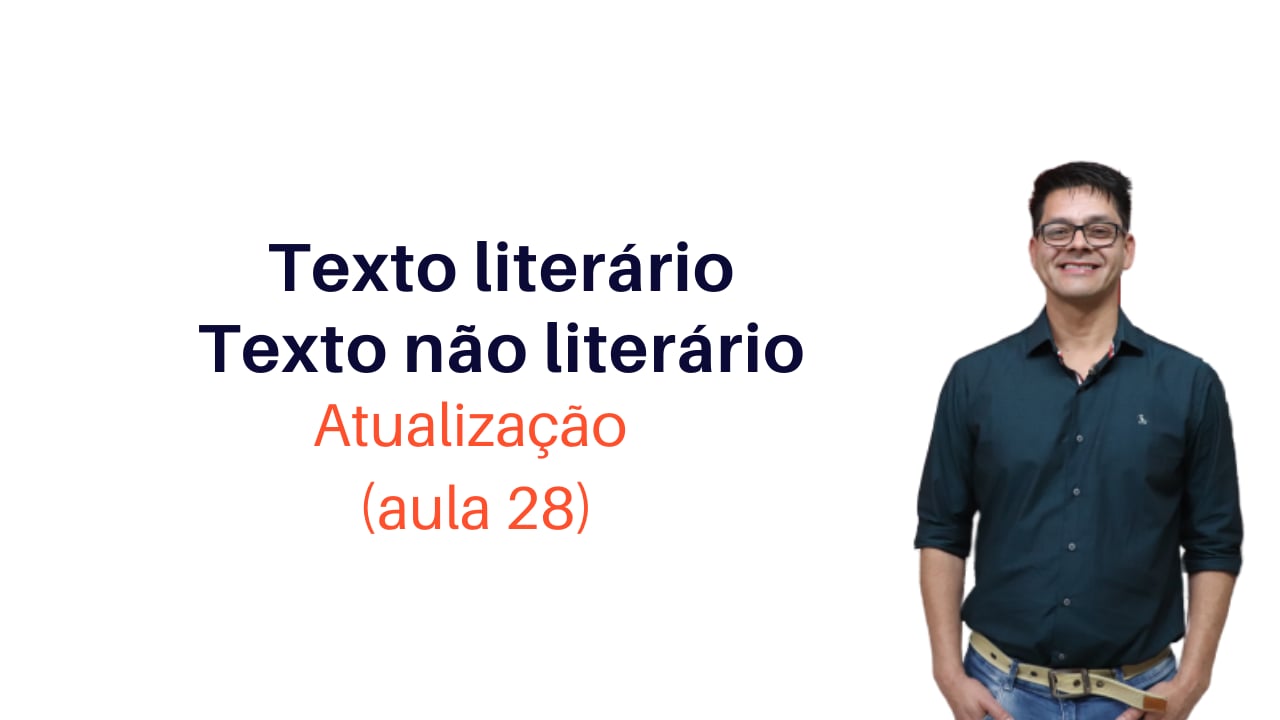 Texto Literário e Texto Não Literário