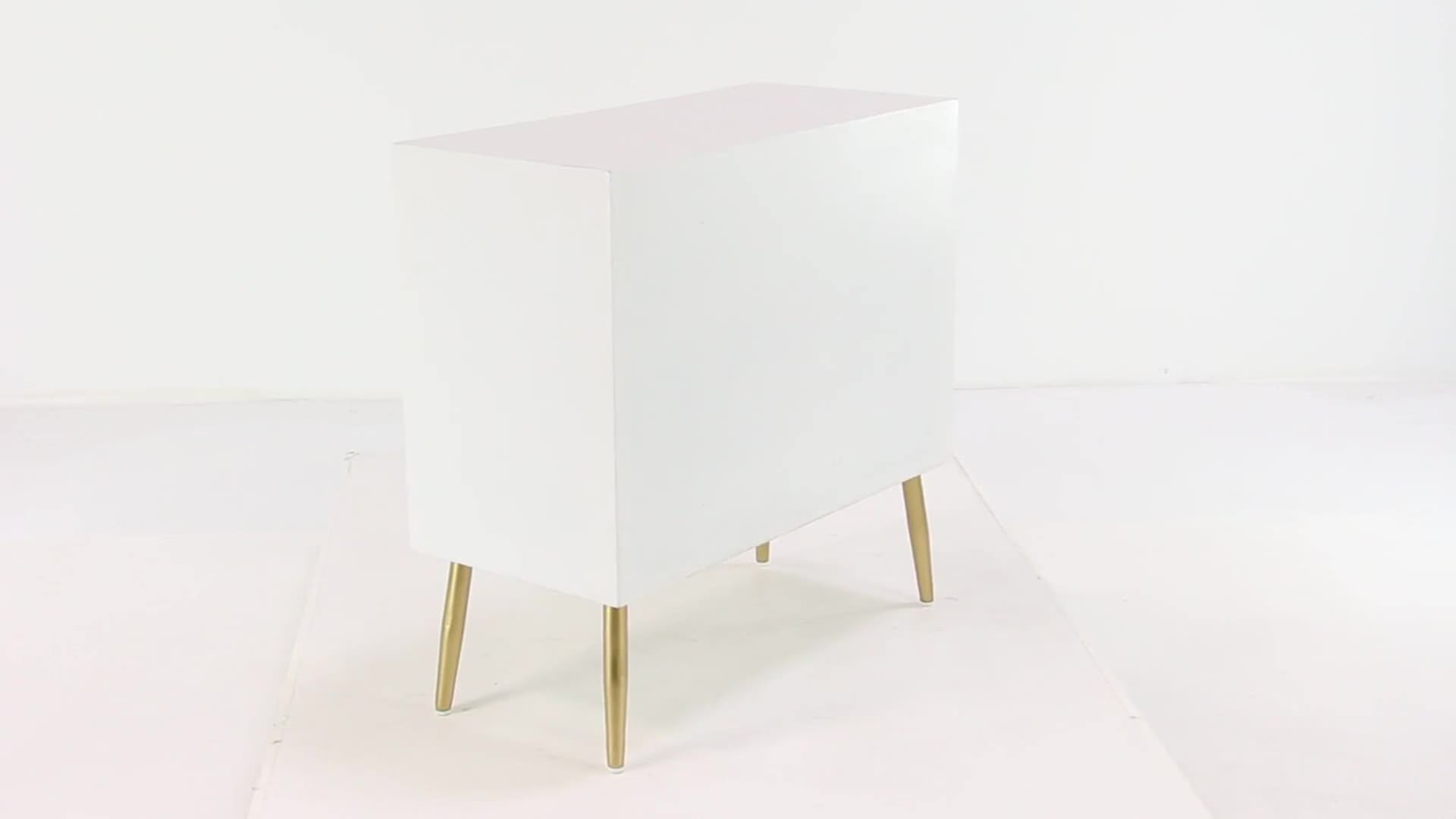 Modern White Wooden Cabinet 60216
