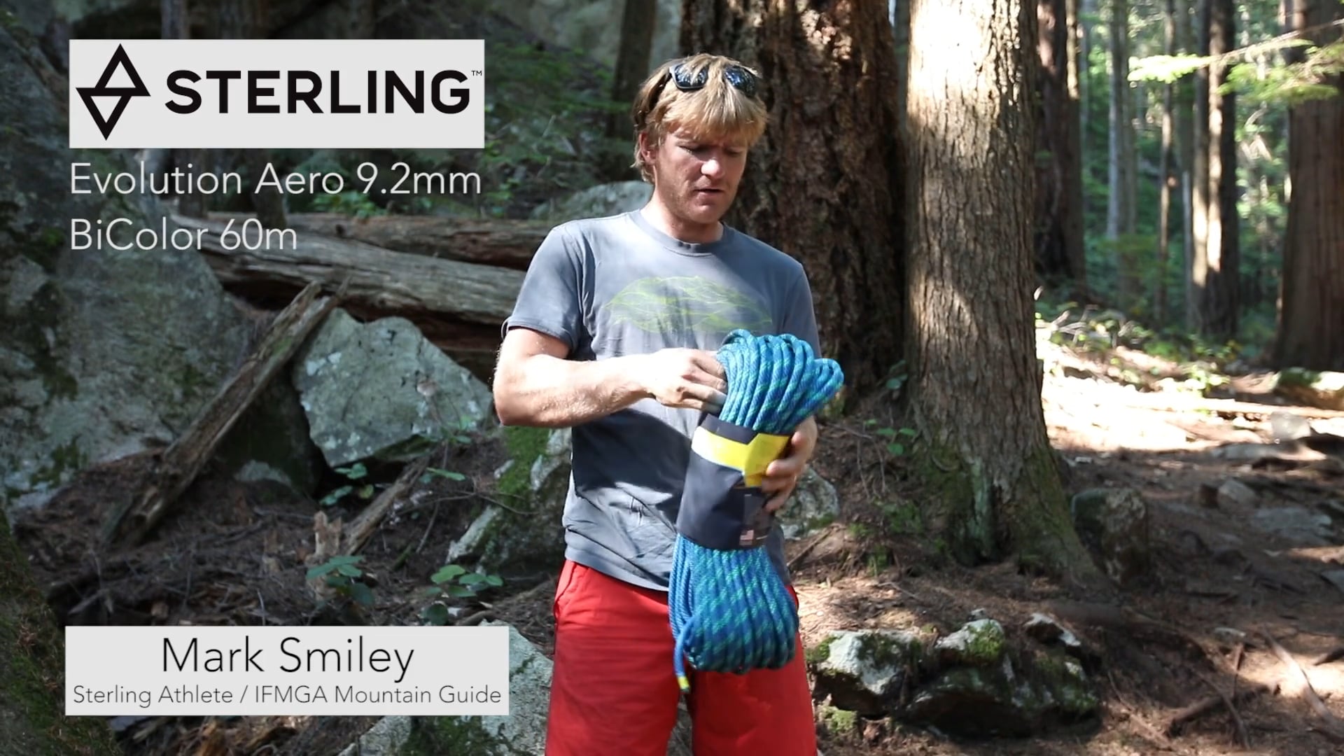 Uncoiling a new climbing rope on Vimeo
