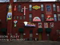 Pueblo's Neon Alley
