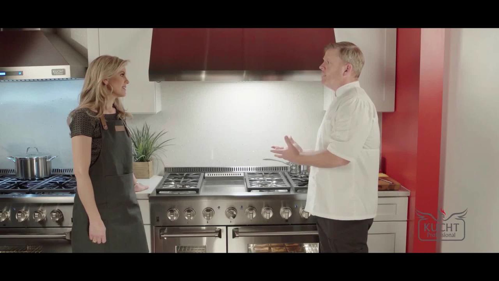 KUCHT Pro Style 48" DualFuel Range, Stainless Steel Contemporary