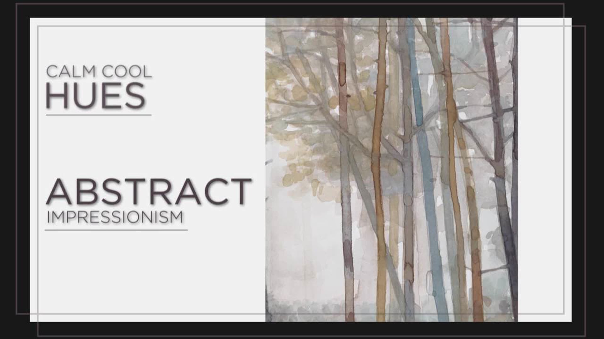 Madison Park 3Piece Forest Reflections Gel Coated Canvas Set