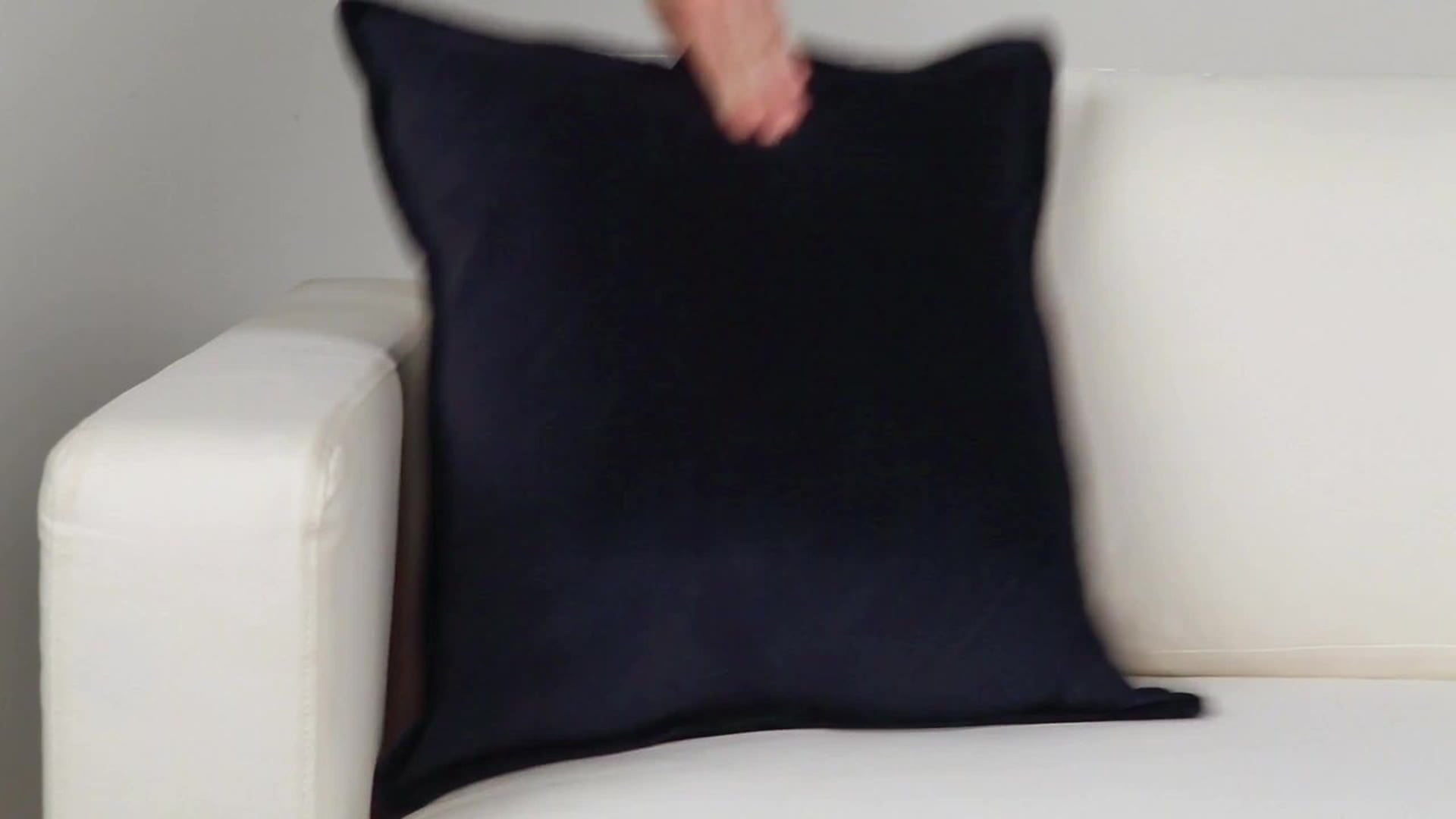 Cotton Velvet Pillow Cover 22x22x0.25