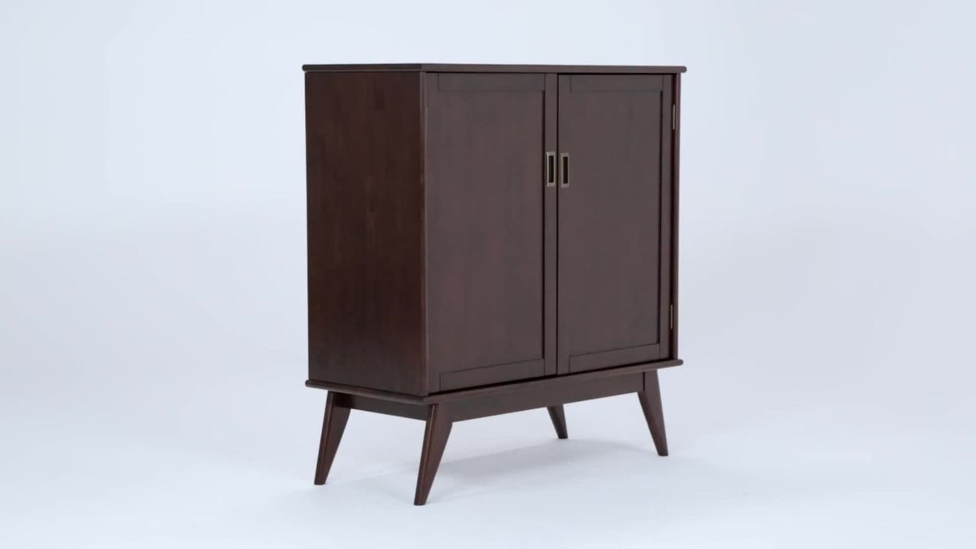 Draper Mid Century Low Storage Cabinet