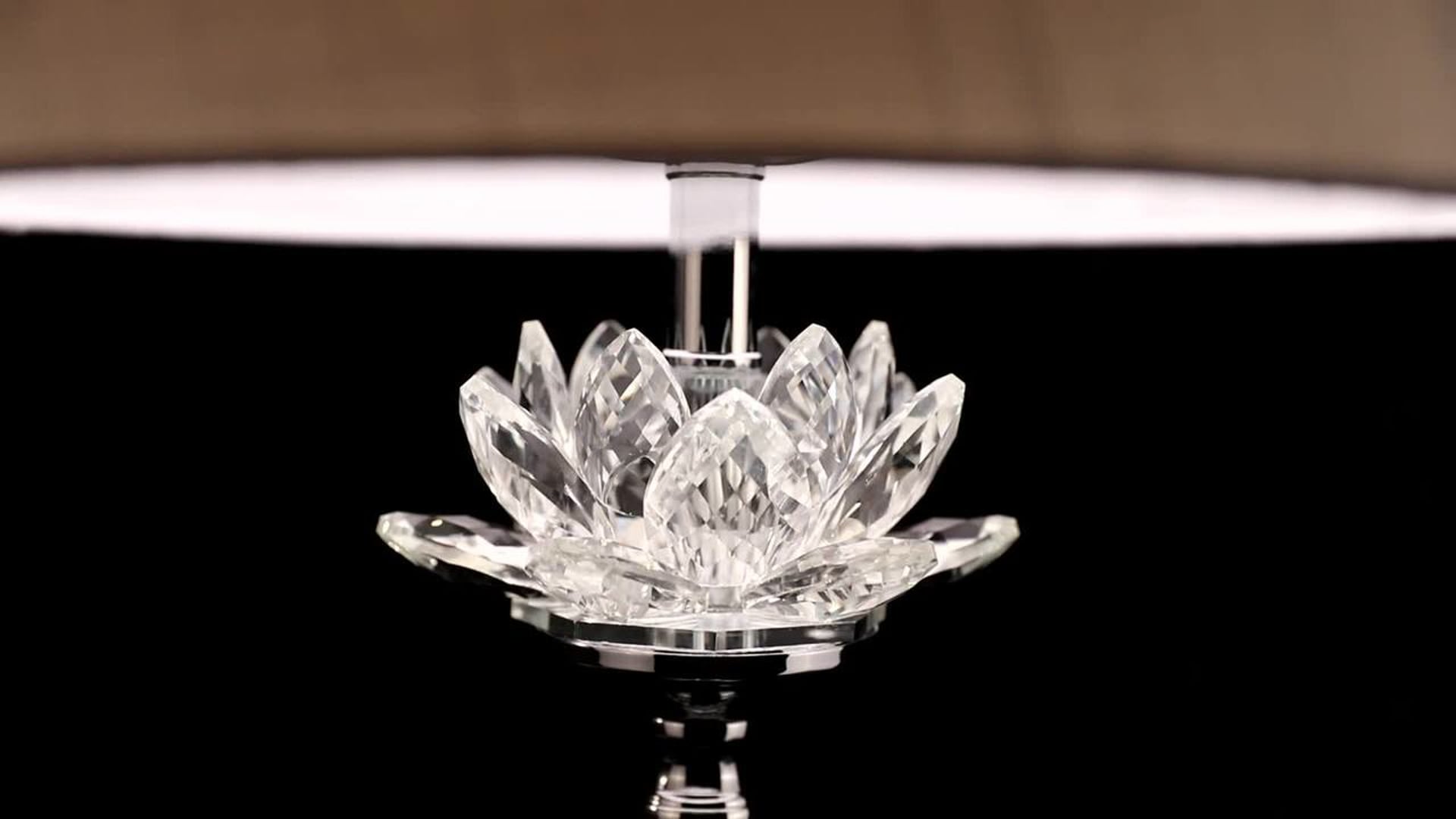 Day 24.5" Crystal Table Lamp, Clear Traditional Table Lamps by