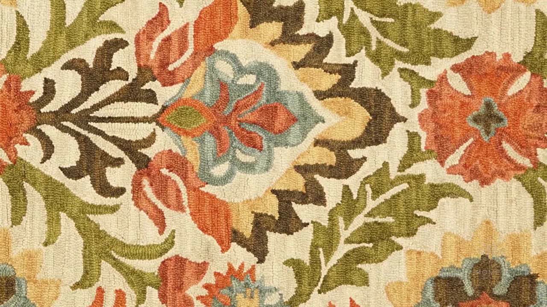 Tangier HandHooked Rug, Gold, 2'3"x8' Runner Traditional Hall And