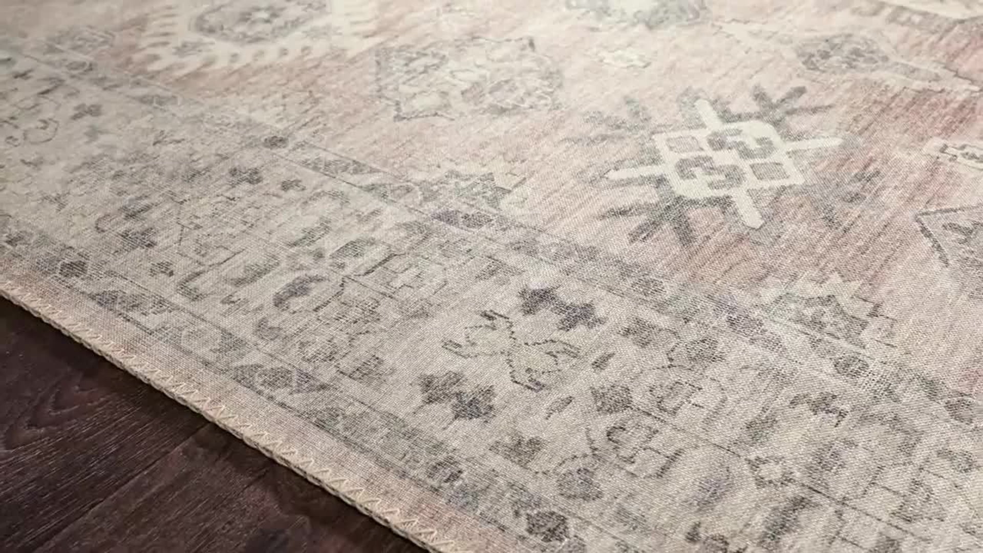 Loloi II Hathaway Printed Java / Multi Area Rug, 3'6" X 5'6