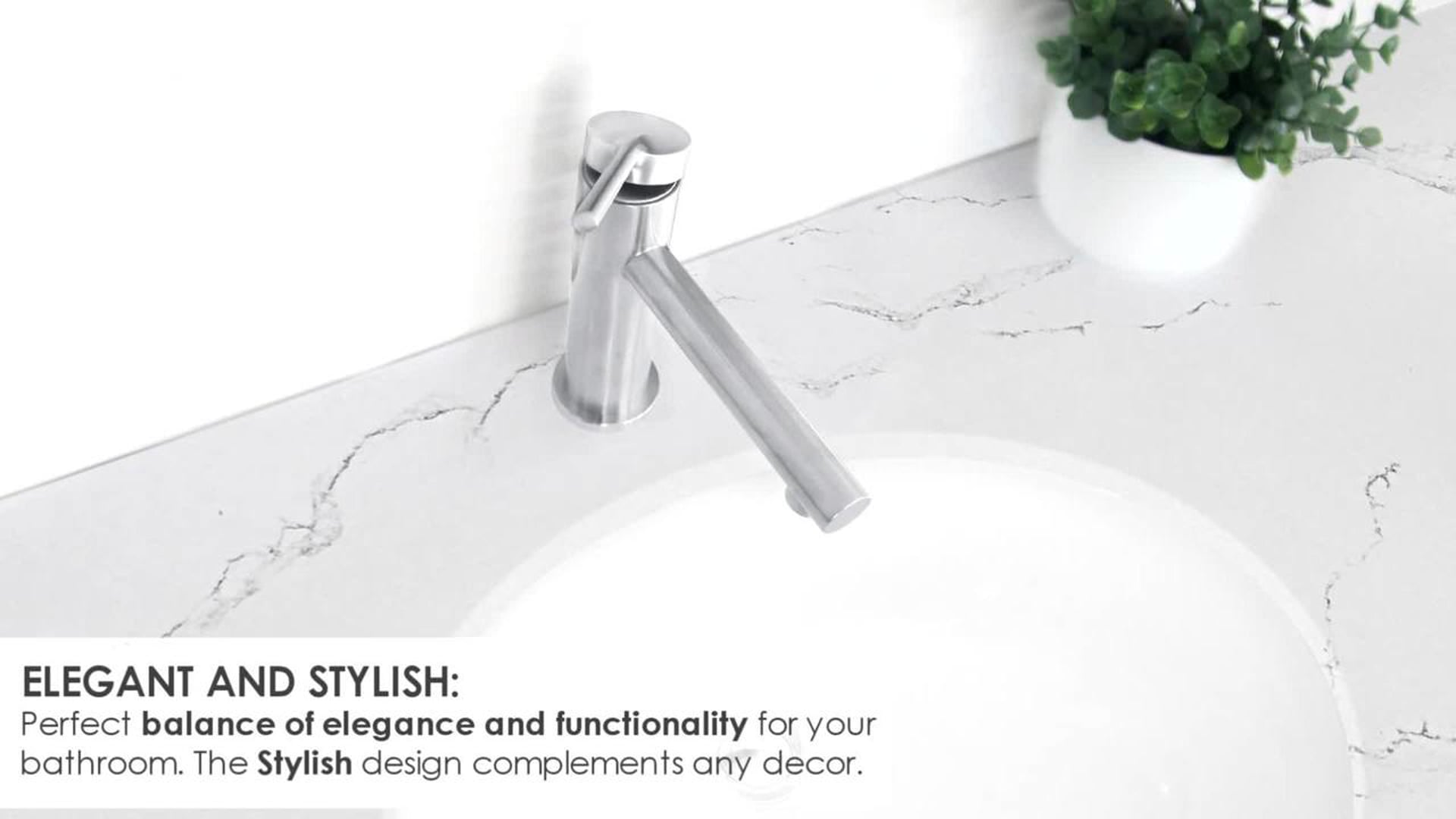 STYLISH Single Handle Modern Bathroom Faucet Basin Sink Faucet