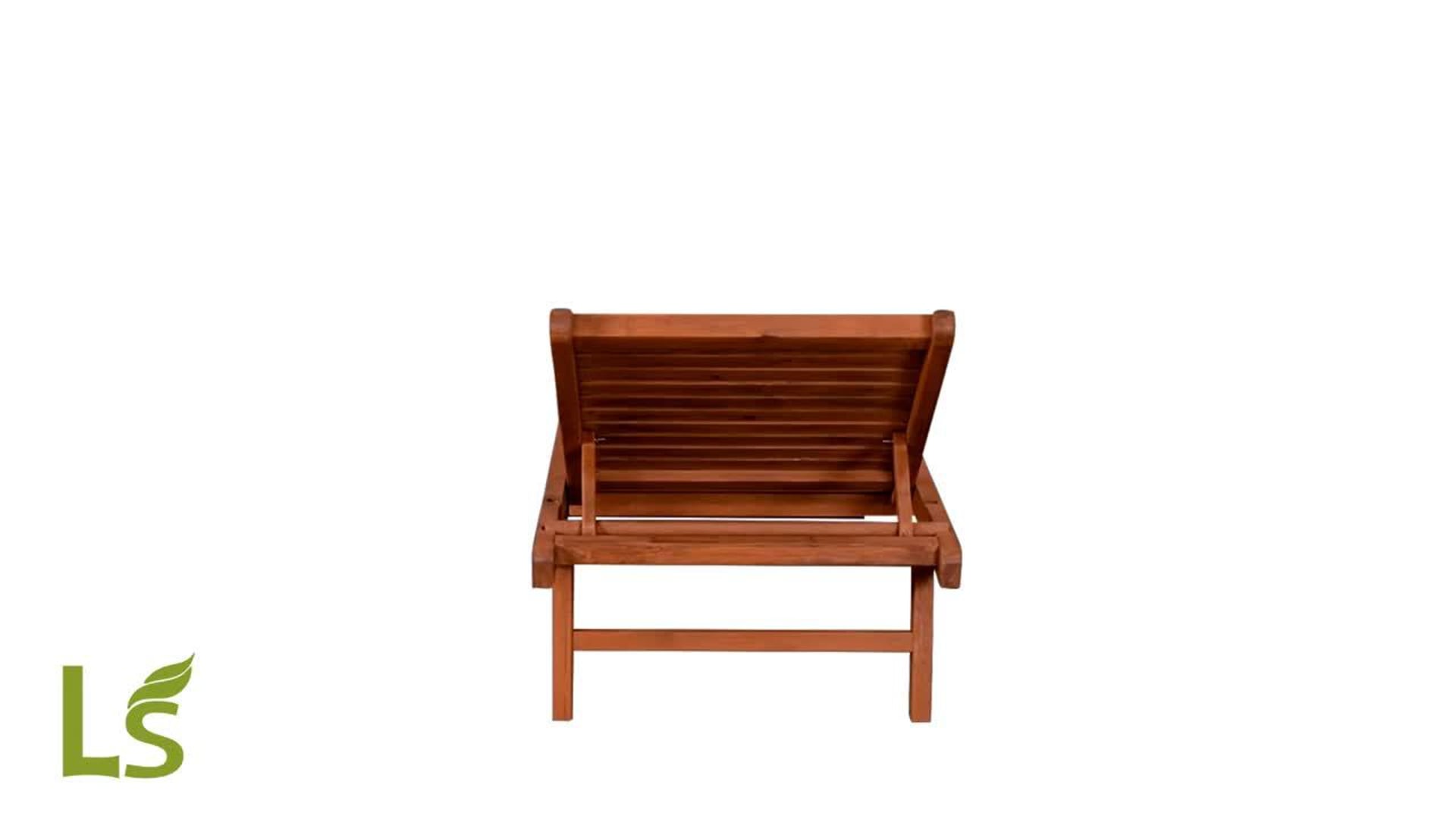 Chaise Lounge With PullOut Tray Transitional Outdoor Chaise