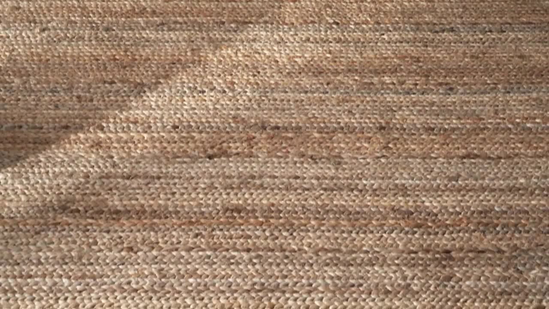 nuLOOM Rigo Hand Woven Farmhouse Jute Area Rug, Natural, 3'x5'