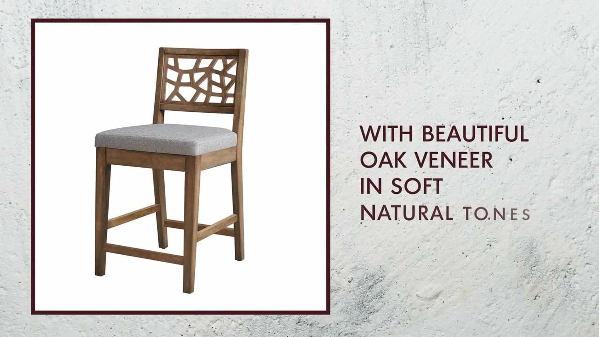 INK+IVY Crackle Lounge Wood Accent Chair, Blue Transitional Bar