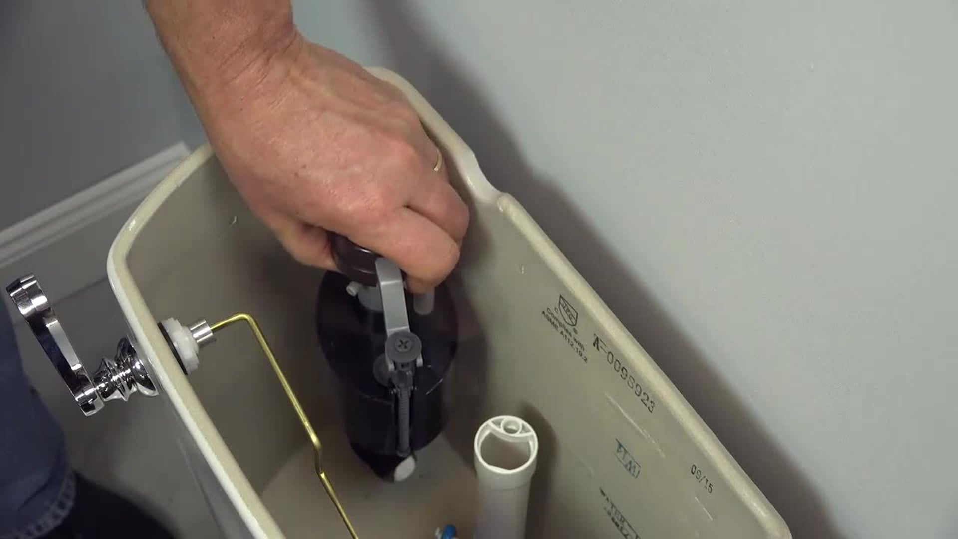 Keeney K83011SS12 Adjustable AntiSiphon Toilet Fill Valve With Supply