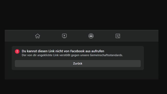 Neu: Link Verbot im Messenger ist da