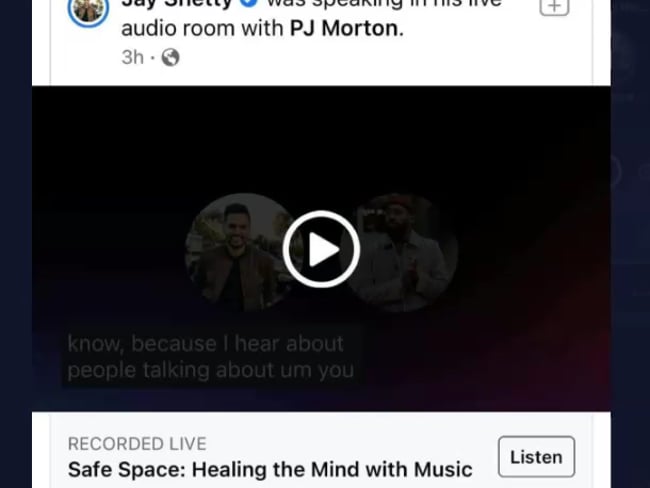 Gibt es eine Aufzeichnung bei den neuen LIVE Audio Rooms?