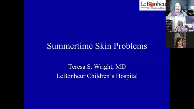 July 2021 Summertime Skin Problems