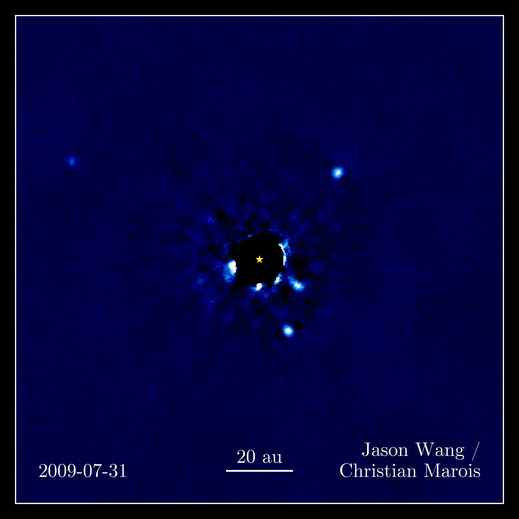 HR 8799 Super-Jupiters' Days Measured for the First Time, Gives a