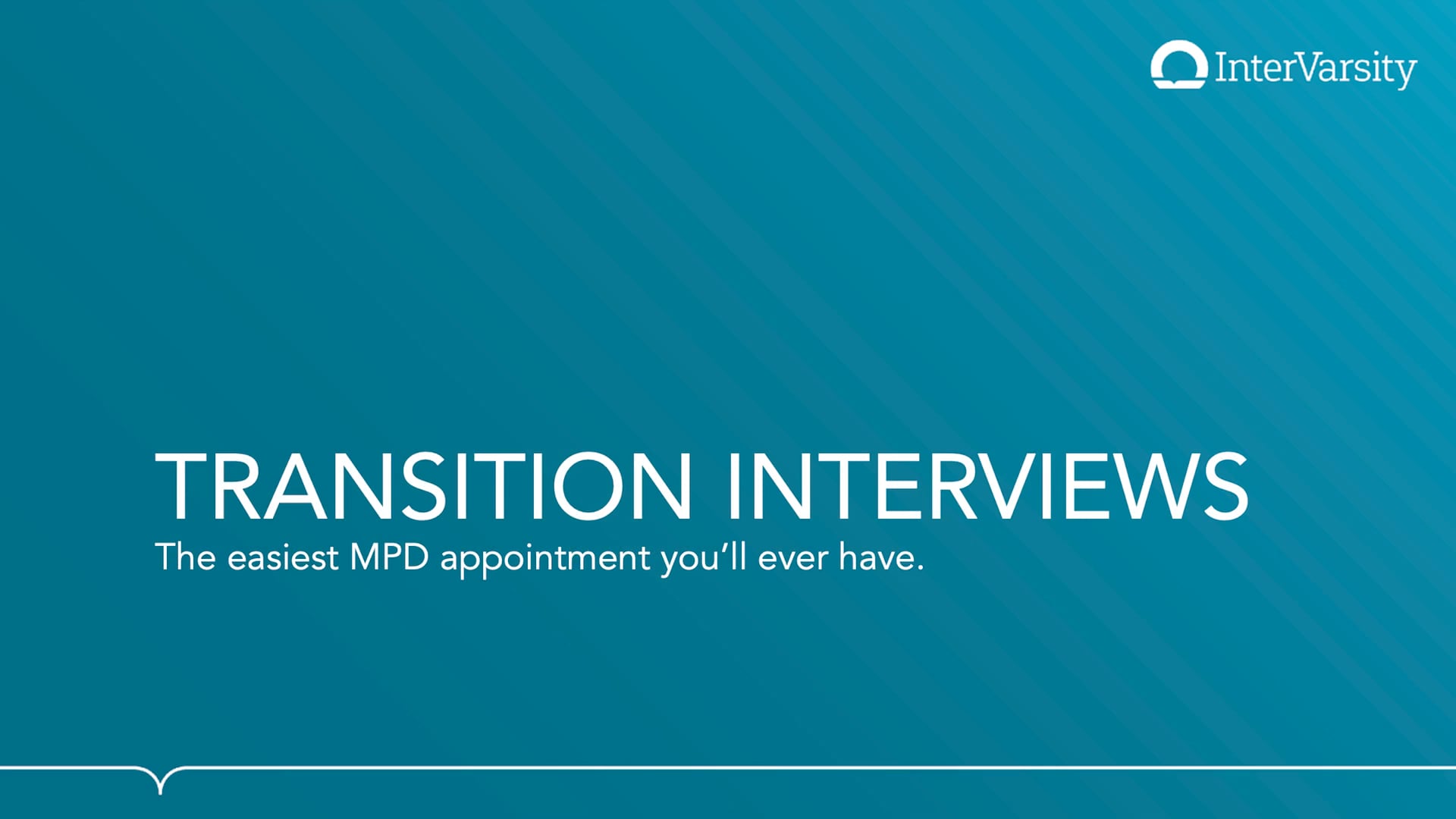 Transition Interview Intro