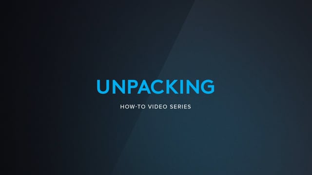 How to Unpack your NICE Device