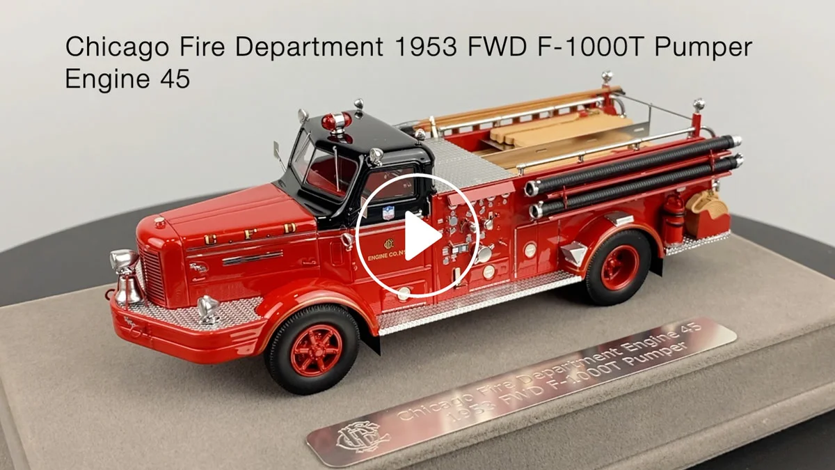 Fire Replicas Chicago Fire Department 1953 FWD F-1000T Fire Replicas Chicago Fire Department 1953 FWD F-1000T