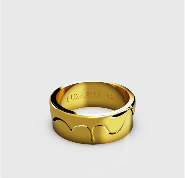 Bloody Ring // 22K Gold Plated (Size 5) video thumbnail