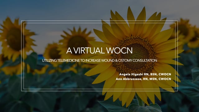 Utilizing Telemedicine To Increase Wound & Ostomy Consultation 