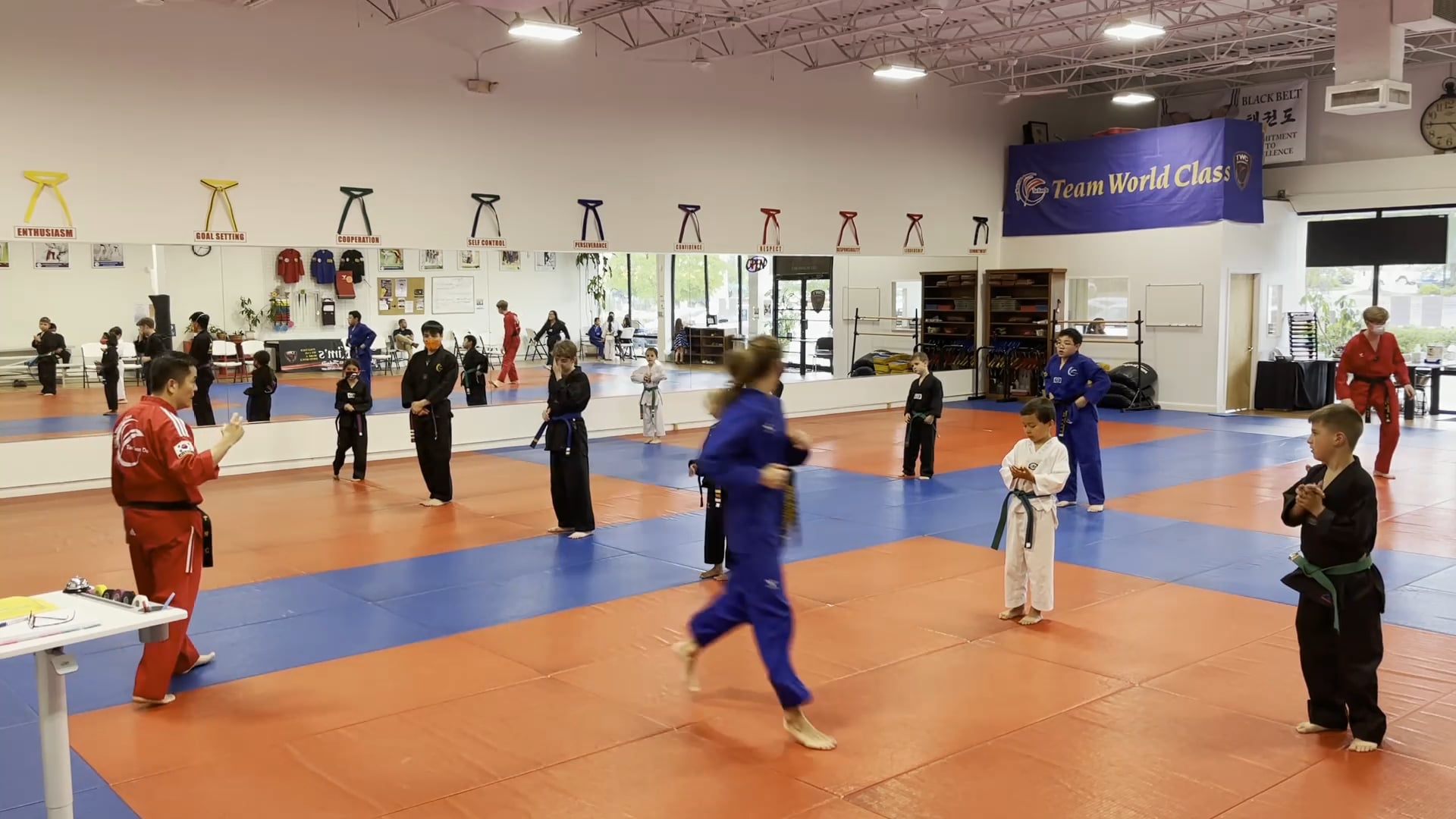 Partner Drill_Sparring_Green & Blue Belt