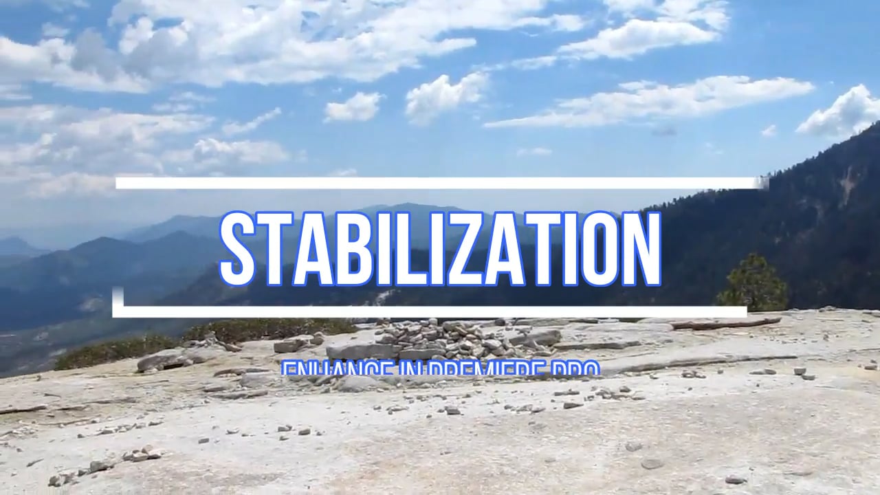Stabilization on Vimeo