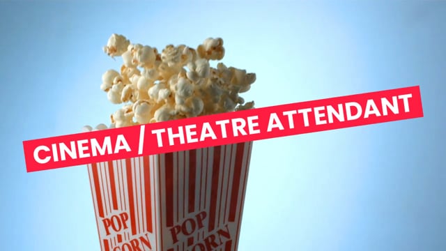 Cinema / theatre attendant video 1
