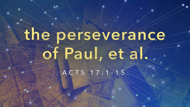 The Perseverance of Paul, et al.