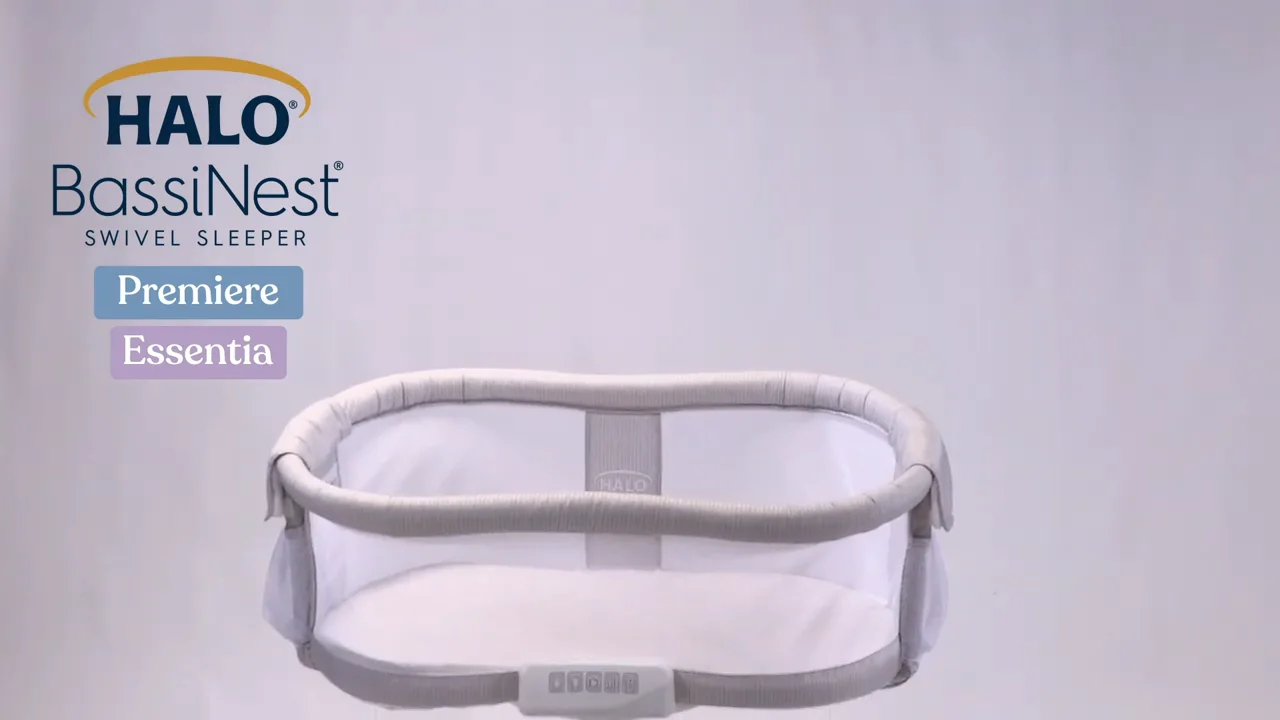 Halo swivel bassinet store assembly