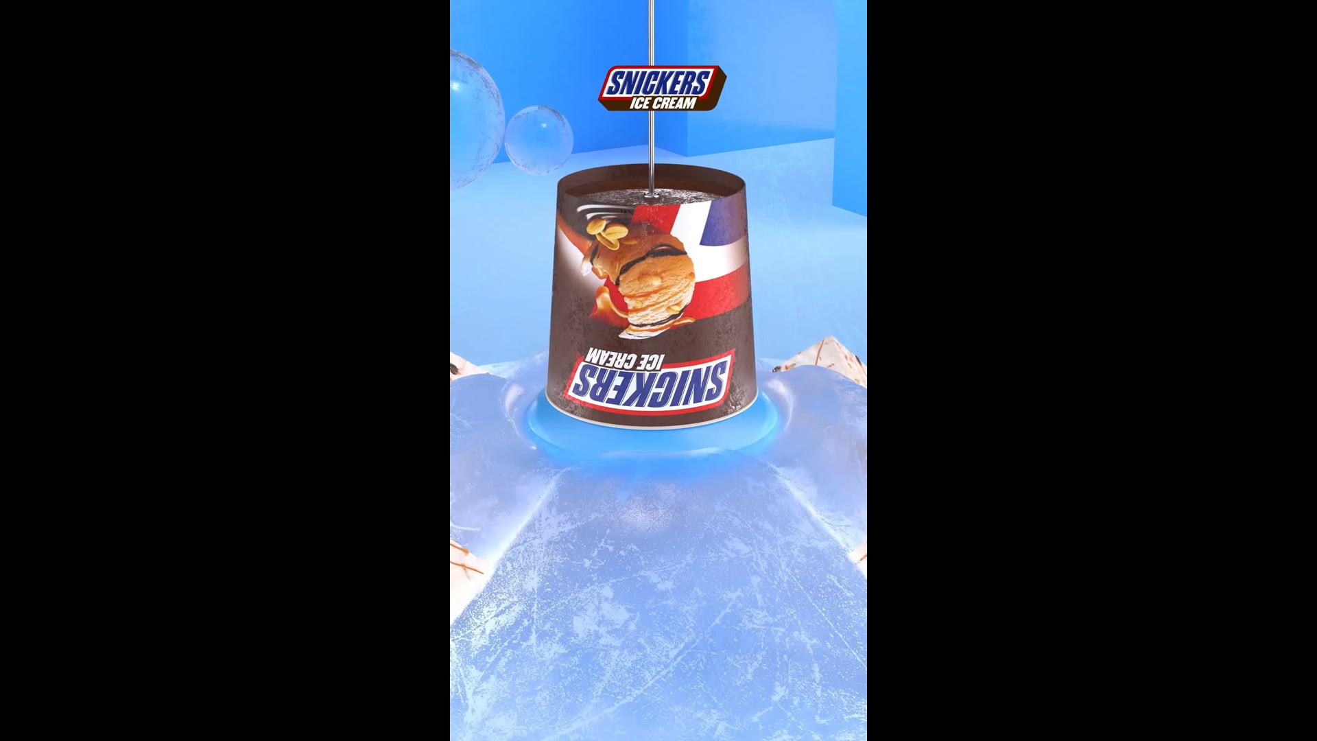 Snickers Ice Cream: Laser promo